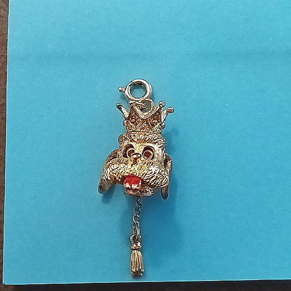 ❤️Vintage monet poodle charm pull tongue❤️ - Picture 2 of 4